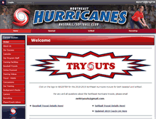 Tablet Screenshot of nehurricanes.net